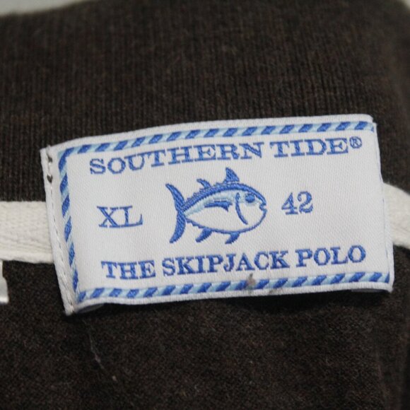 Southern Tide Green Men Polo Shirt Long Sleeve Skipjack Polo Size XL - Picture 8 of 8